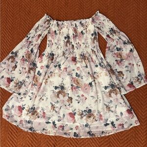 Floral Off-Shoulder Dress